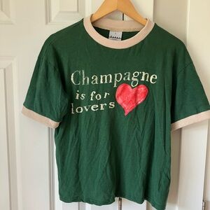 Sabbi Champagne is for Lovers tee small